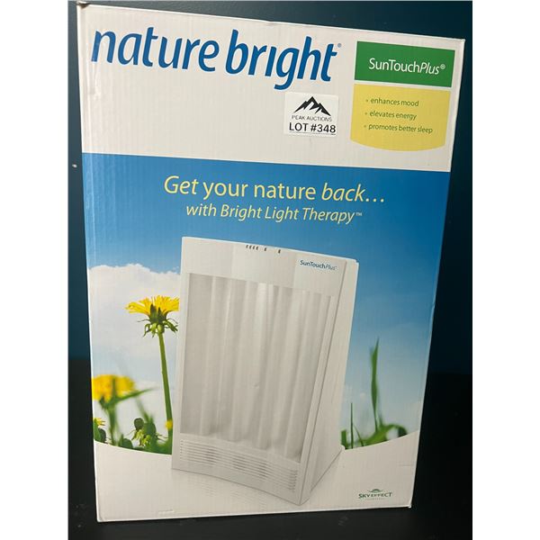 Lot of 1 Nature Bright SunTouchPlus 10,000 LUX Bright Light Therapy Lamp