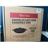 Image 1 : Lot of 1 Enameled Cast Iron Casserole Dish