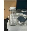 Image 2 : Lot of 24 Glass Storage Jars w/ Lids