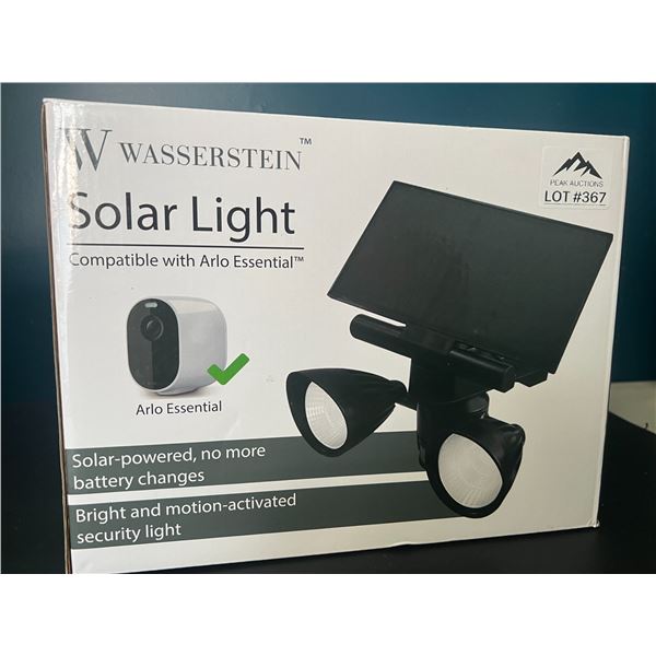 Lot of 1 Solar Powered Motion Sensor Security Light
