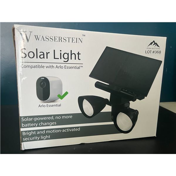 Lot of 1 Solar Powered Motion Sensor Security Light