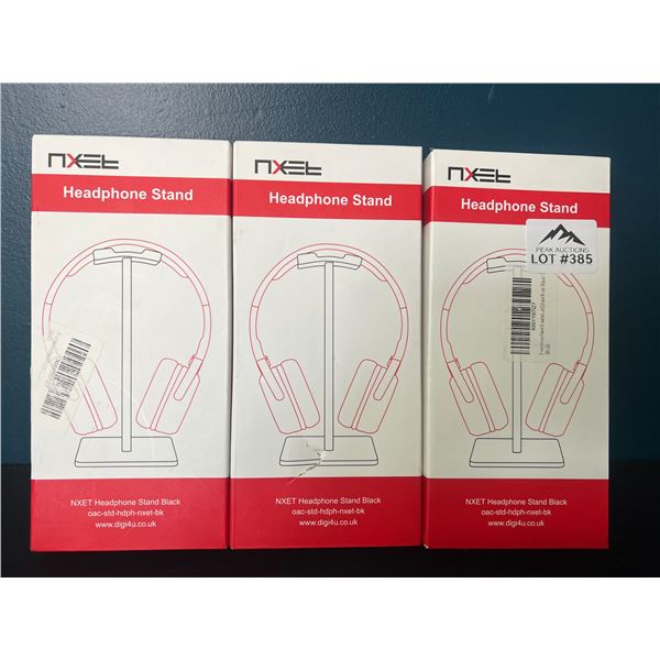Lot of 3 Headphone Stands