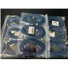 Image 1 : Lot of 3 Multi-Packs of iPhone/Lightning Charging Cords (3pcs per pack - 9 total)
