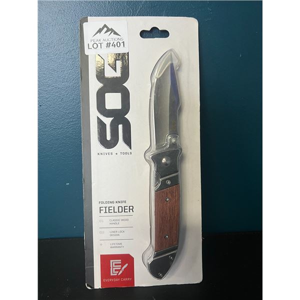 Lot of 1 SOG Fielder Folding Knife