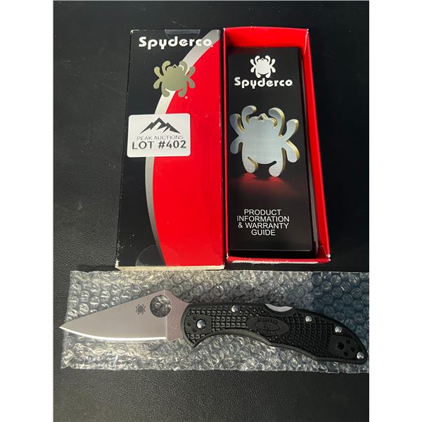 Lot of 1 Spyderco Folding Knife