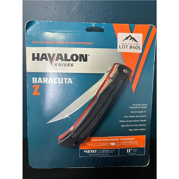 Lot of 1 Havalon Baracuta Z Folding Knife