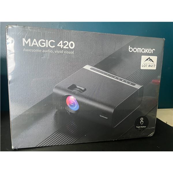 Lot of 1 Bomaker MAGIC 420 Bluetooth/WiFi Projector