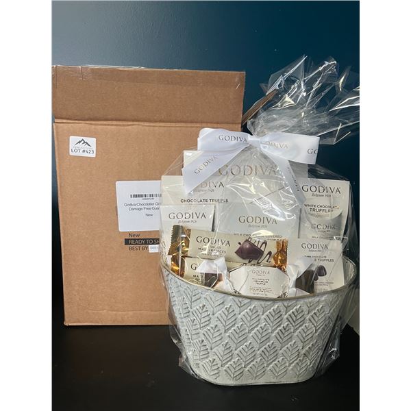 Lot of 1 Godiva Chocolatier Premium Gift Basket Set