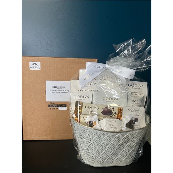 Lot of 1 Godiva Chocolatier Premium Gift Basket Set