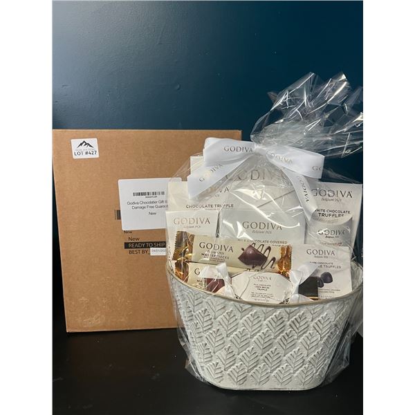 Lot of 1 Godiva Chocolatier Premium Gift Basket Set
