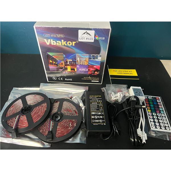 Lot of 1 LED Strip Light Kit w/ Remote Control - 32FT Length