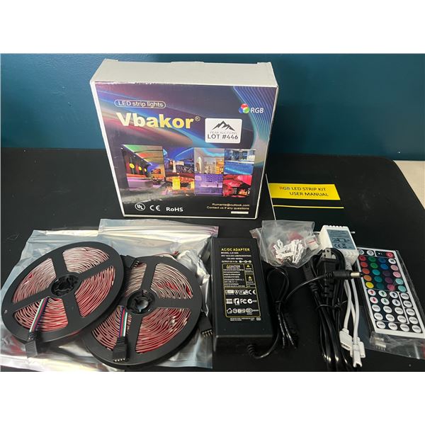 Lot of 1 LED Strip Light Kit w/ Remote Control - 32FT Length