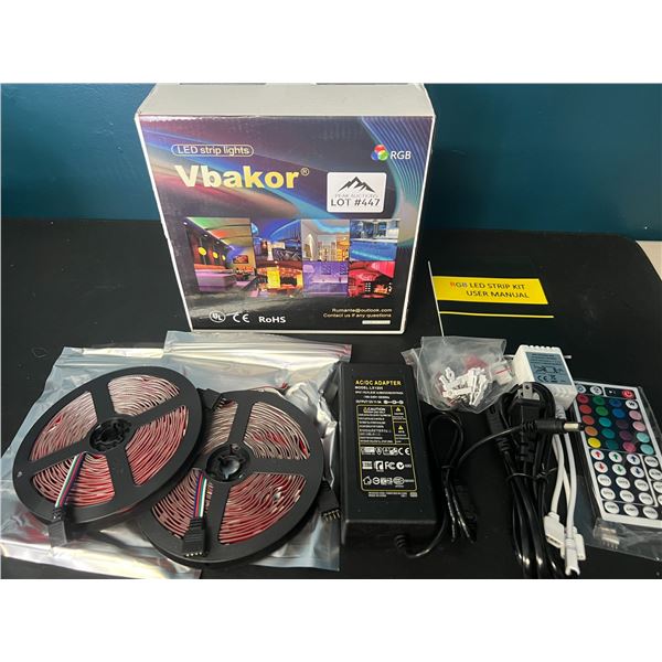 Lot of 1 LED Strip Light Kit w/ Remote Control - 32FT Length