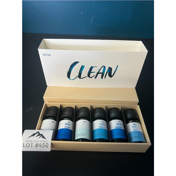 Lot of 1 CLEAN 6pack Essential Oils Set
