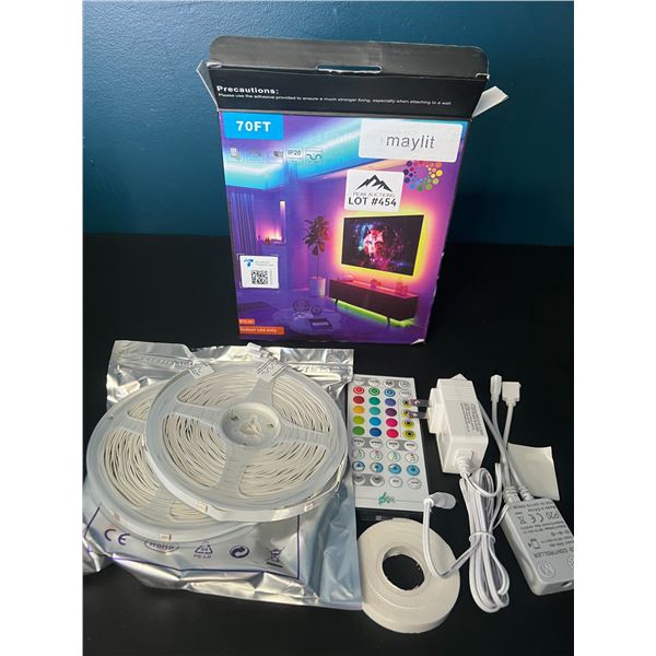 Lot of 1 70FT LED Strip Light Kit w/ Remote Control