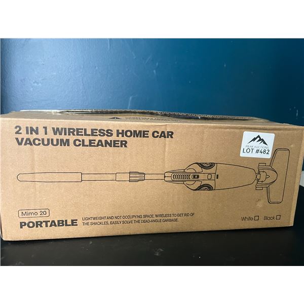 Lot of 1 Wireless Home/Car Vacuum Cleaner