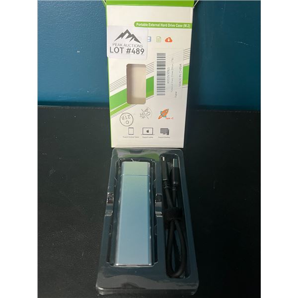 Lot of 1 Portable Hard Drive - 2TB - Silver
