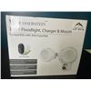 Image 1 : Lot of 1 3-in-1 Floodlight, Charger, & Mount