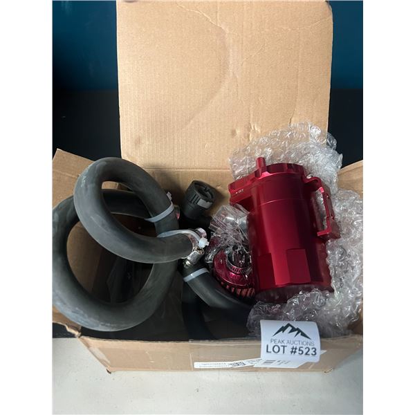 Lot of 1 Car Oil Catch Can (Red)