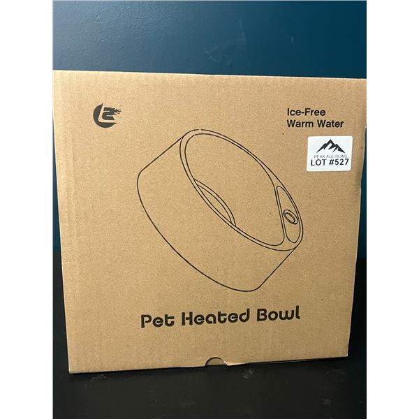 Lot of 1 Heated Pet Water Bowl