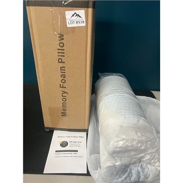Lot of 1 Memory Foam Contour Pillow