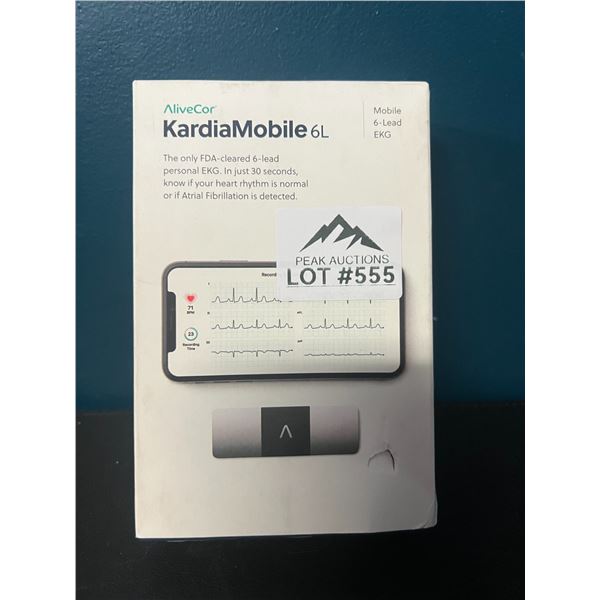 Lot of 1 Kardia Mobile Portable 6-Lead Personal EKG/Heart Rhythym Monitor