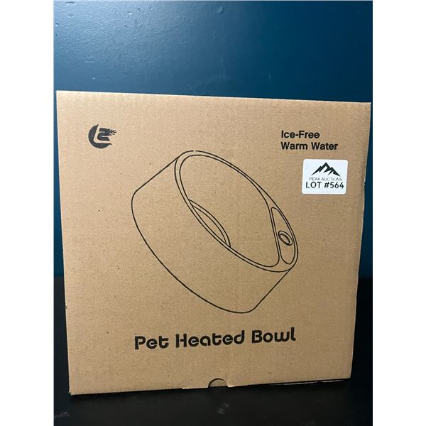 Lot of 1 Heated Pet Water Bowl