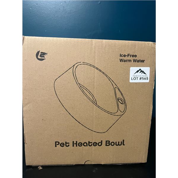 Lot of 1 Heated Pet Water Bowl