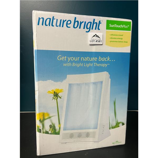 Lot of 1 Nature Bright SunTouchPlus 10,000 LUX Bright Light Therapy Lamp