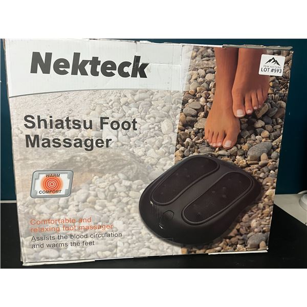 Lot of 1 Nekteck shiatsu Foot Massager w/ Heat