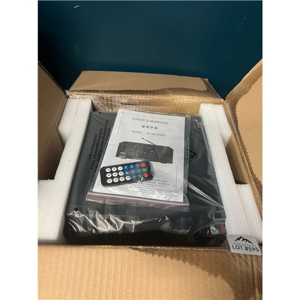 Lot of 1 Sunbuck Bluetooth Stereo Amplifier w/ USB