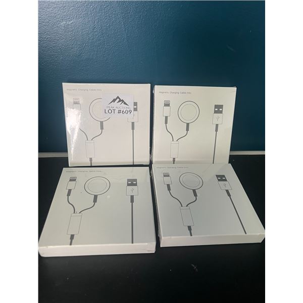 Lot of 4 Magnetic Charging Cables