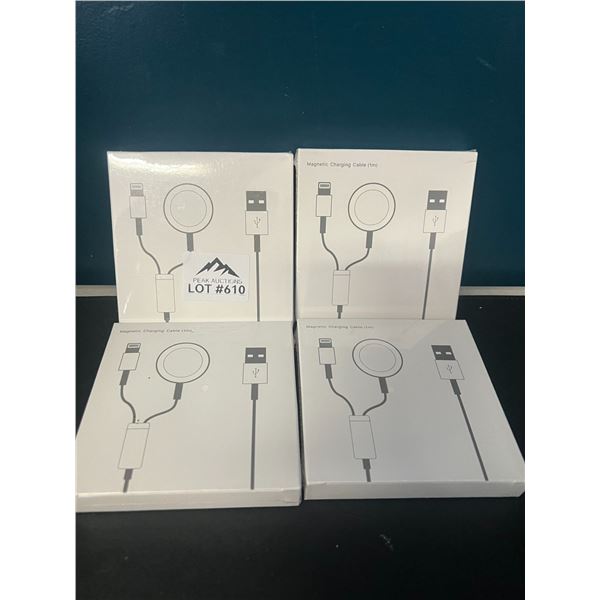 Lot of 4 Magnetic Charging Cables