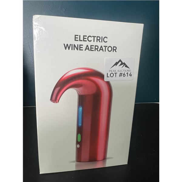 Lot of 1 Electric Wine Aerator/Portable One-Touch Wine Pourer Decanter