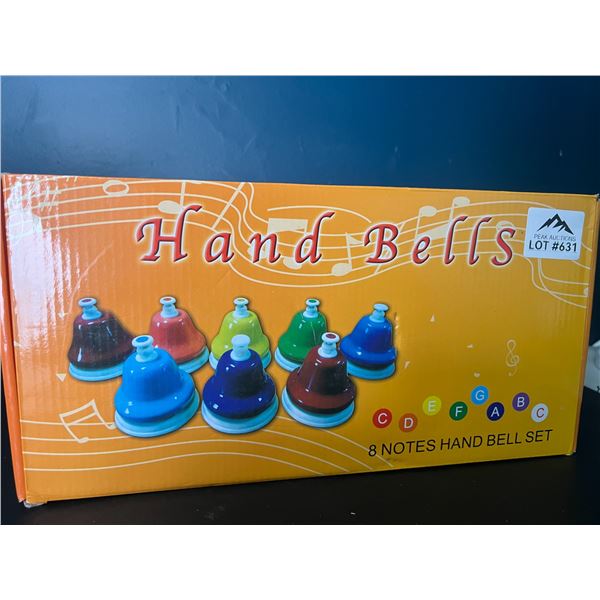 Lot of 1 Box of Musical Hand Bells (8pcs Set)