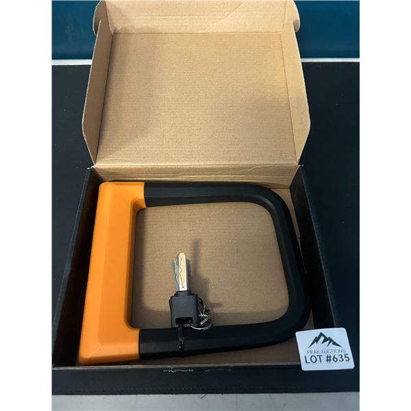 Lot of 1 U-Lock Bicycle Lock w/ Key