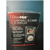 Image 2 : Lot of 1 Ultra-Pro Clear Ball & Card Flip Display