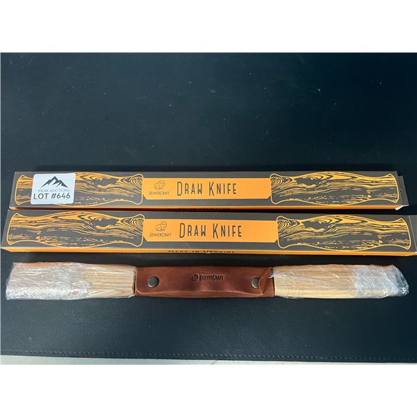 Lot of 2 Draw Knives