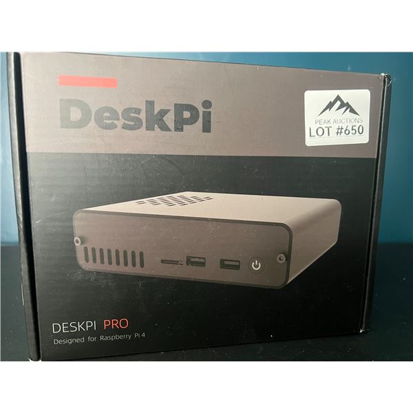 Lot of 1 DeskPi Pro - Designed for Raspberry Pi 4