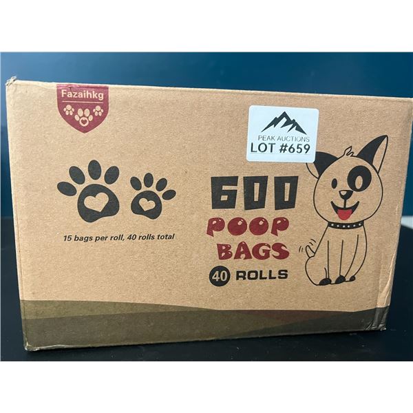 Lot of Dog Waste Bags - 600 Count