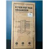 Image 1 : Lot of 1 8-Tier Pot Pan Organizer