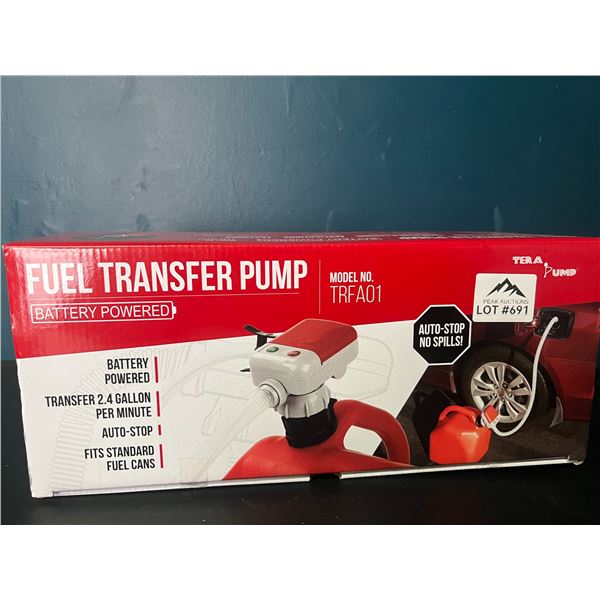 Lot of 1 Fuel Transfer Pump - Battery Powered