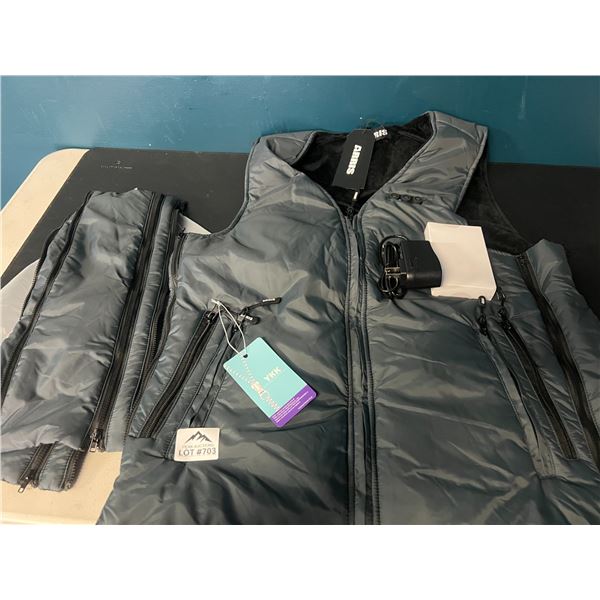 Lot of 1 Heated Vest for Men/Women w/ Powerbank