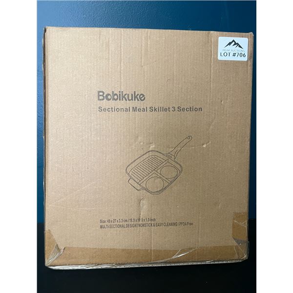 Lot of 1 Sectional Meal Skillet Pan - 3 Sections