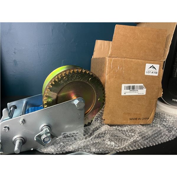 Lot of 1 Heavy Duty Hand Winch - 3500lbs