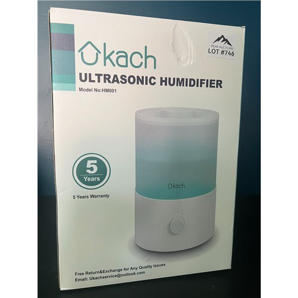 Lot of 1 Ultrasonic Cool Mist Humidifer