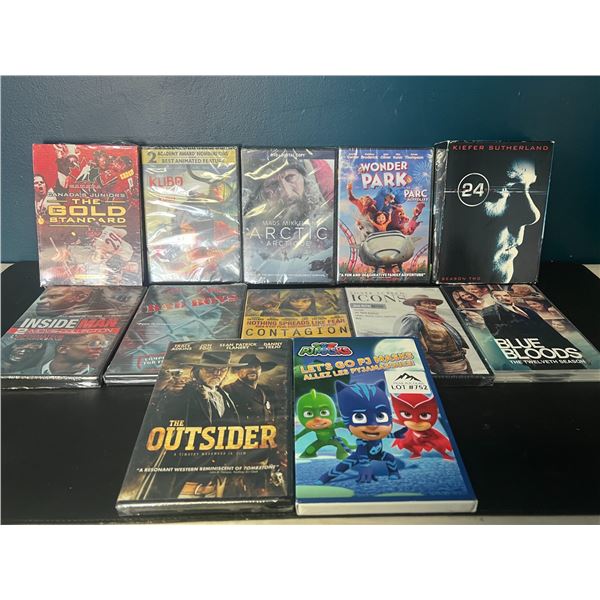 Lot of 12 Assorted DVD's