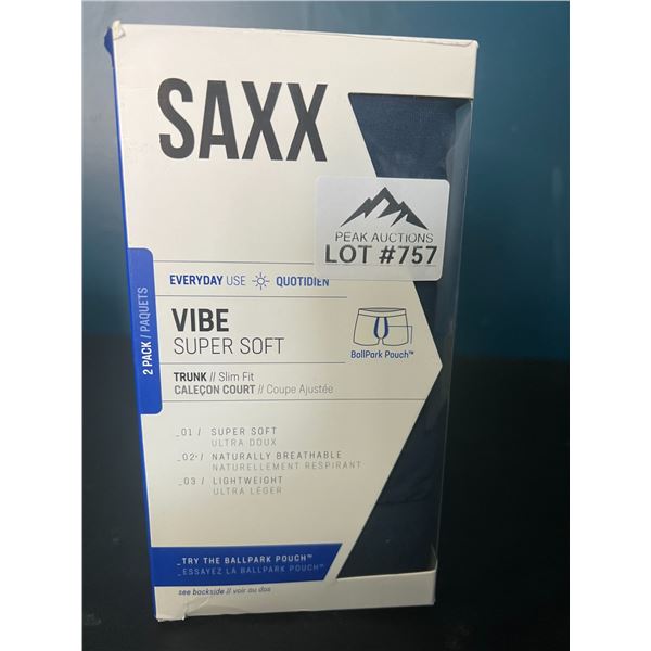 Lot of SAXX Vibe Boxer Briefs - 2 pack - Size Medium