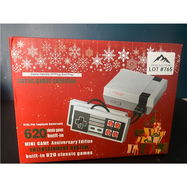 Lot of 1 Mini Game Anniversary Edition Console (620 Classic/Retro Built-In Games)