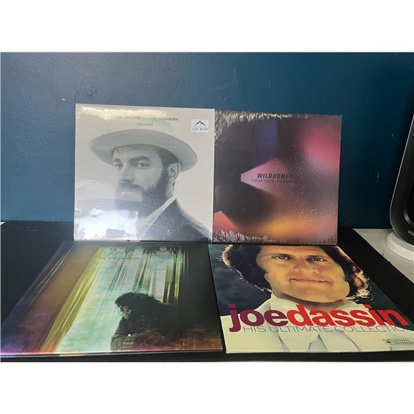 Lot of 4 Assorted Vinyl Records